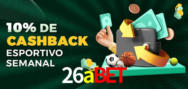 10% de bônus de cashback na 26abet